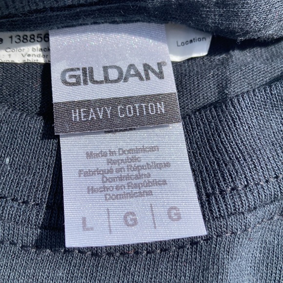 Gildan x DM Leave Me Alone Sarcastic Black T Shirt Size L - Picture 3 of 6